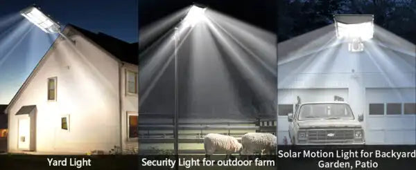 1+1 Utcai LED Napelemes Lámpa 1500W