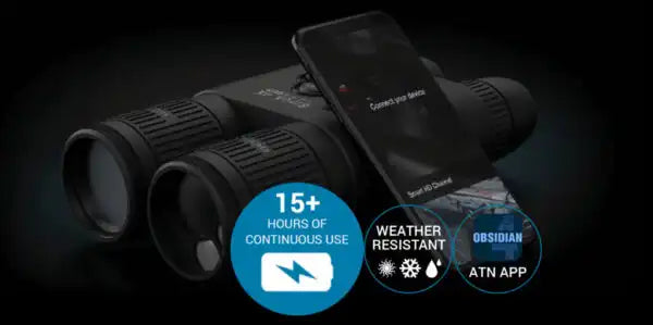 ATN BINOX 4K 4-16X – DAY/NIGHT VISION BINOCULARS WITH LASER RANGER