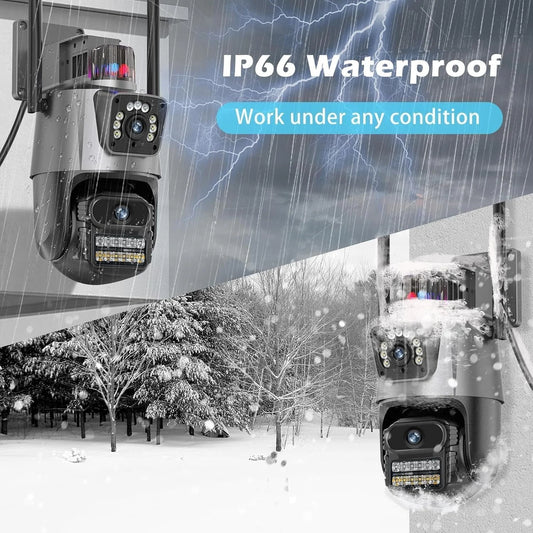 1+1 Külső Biztonsági Kamera (6MP)